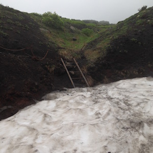 ポンピ沢手前の沢