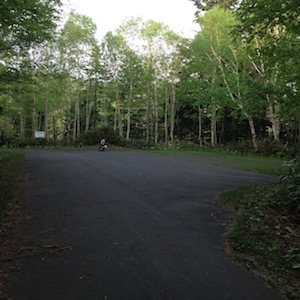 美瑛富士登山口の駐車場