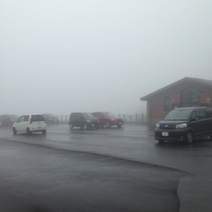 十勝岳温泉登山口の駐車場