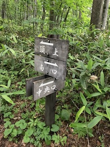 八剣山分岐