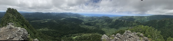 黄金山頂上パノラマ