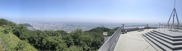 藻岩山山頂からのパノラマ