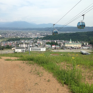 ゴンドラと北の峰ターミナル