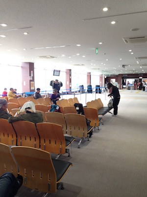 フェリーターミナル内部