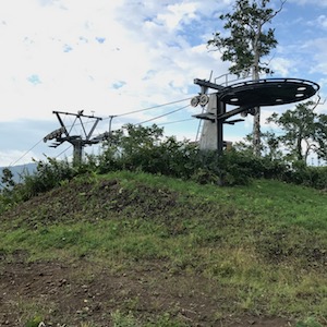 尻別岳のスキーリフト