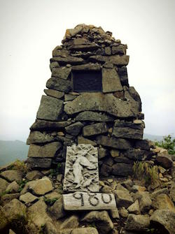 手稲山のケルン