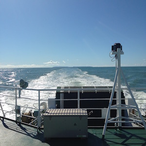 帰りのフェリー