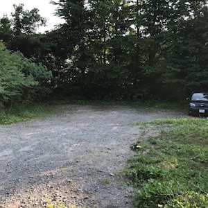 銭函天狗山登山口駐車場