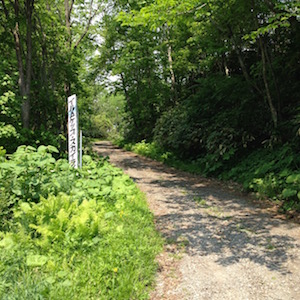 イルムケップスカイライン入り口